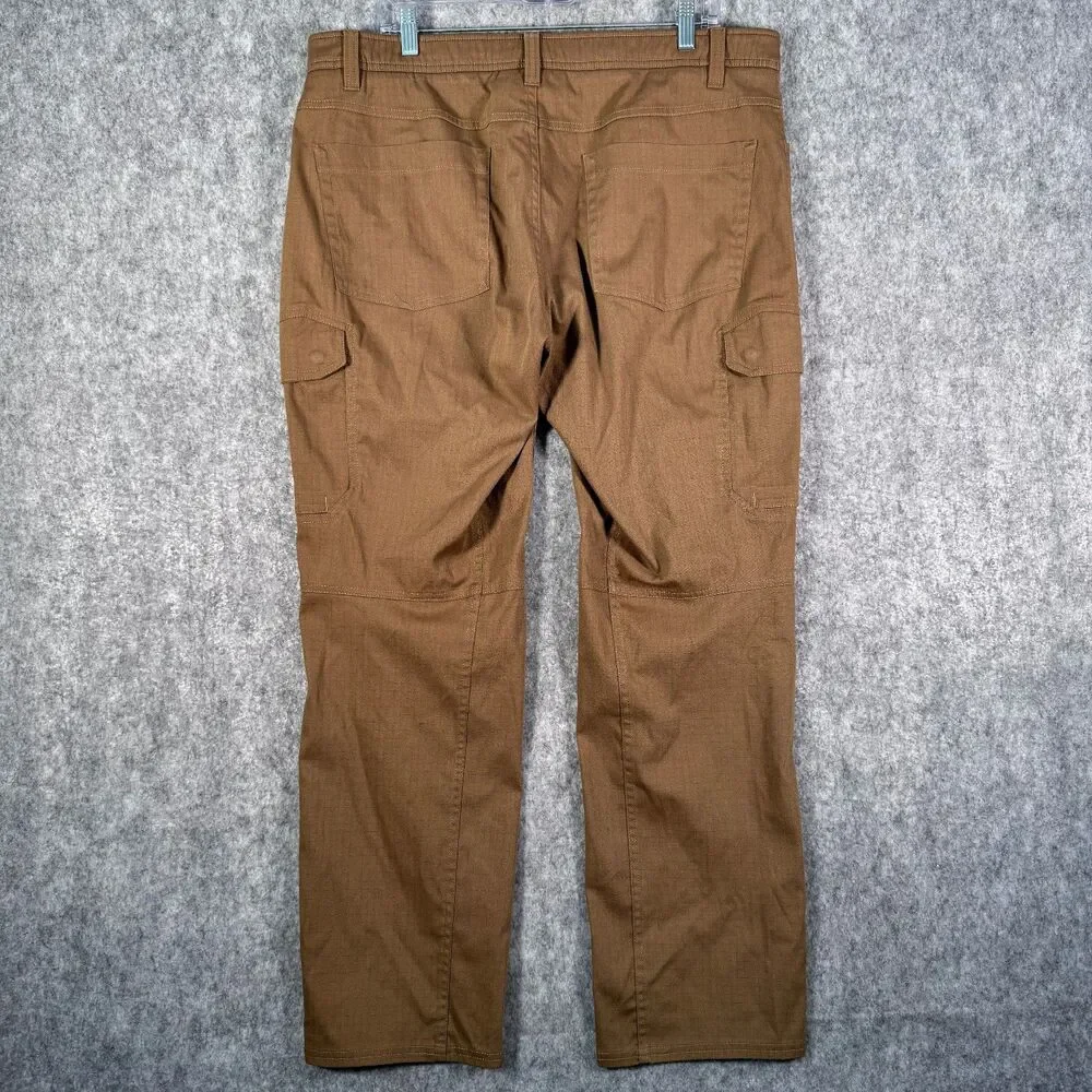 Underarmour Storm Cargo Pants Mens 38x32 Brown Straight Ripstop Outdoor Hiking